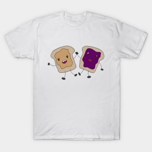 Peanut Butter And Jelly Cartoon T-Shirt